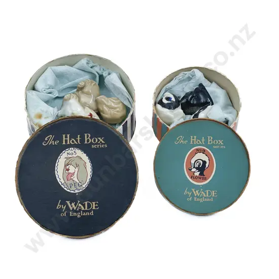 Two Wade Hat Box Series Miniatures