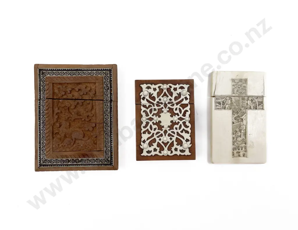 Three Assorted Calling Card Cases Image 1++