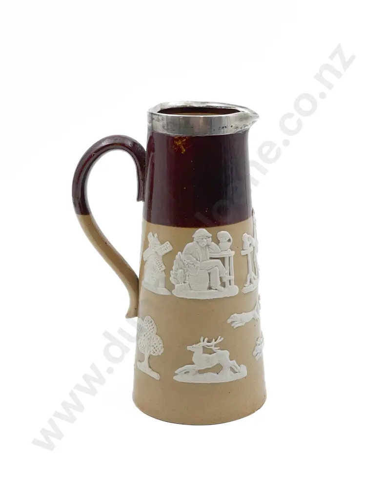 Doulton Lambeth S/S Rimmed Jug Image 1++