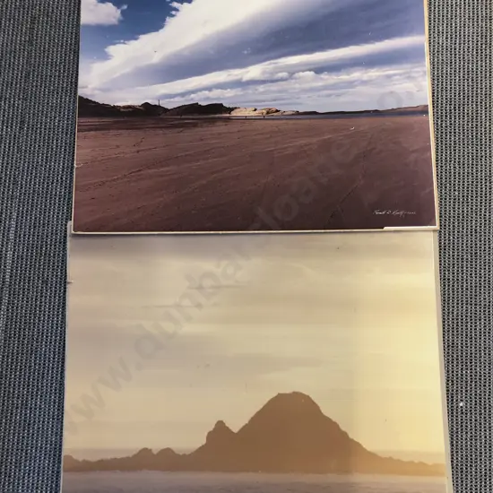Two Ronald Woolf Photographic Prints Together with Folder of Assorted Loose Art Deco Poster Prints