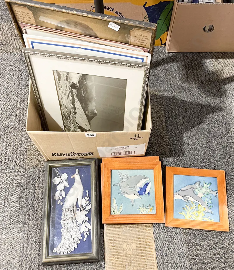 Box of Assorted Artworks Image 1++