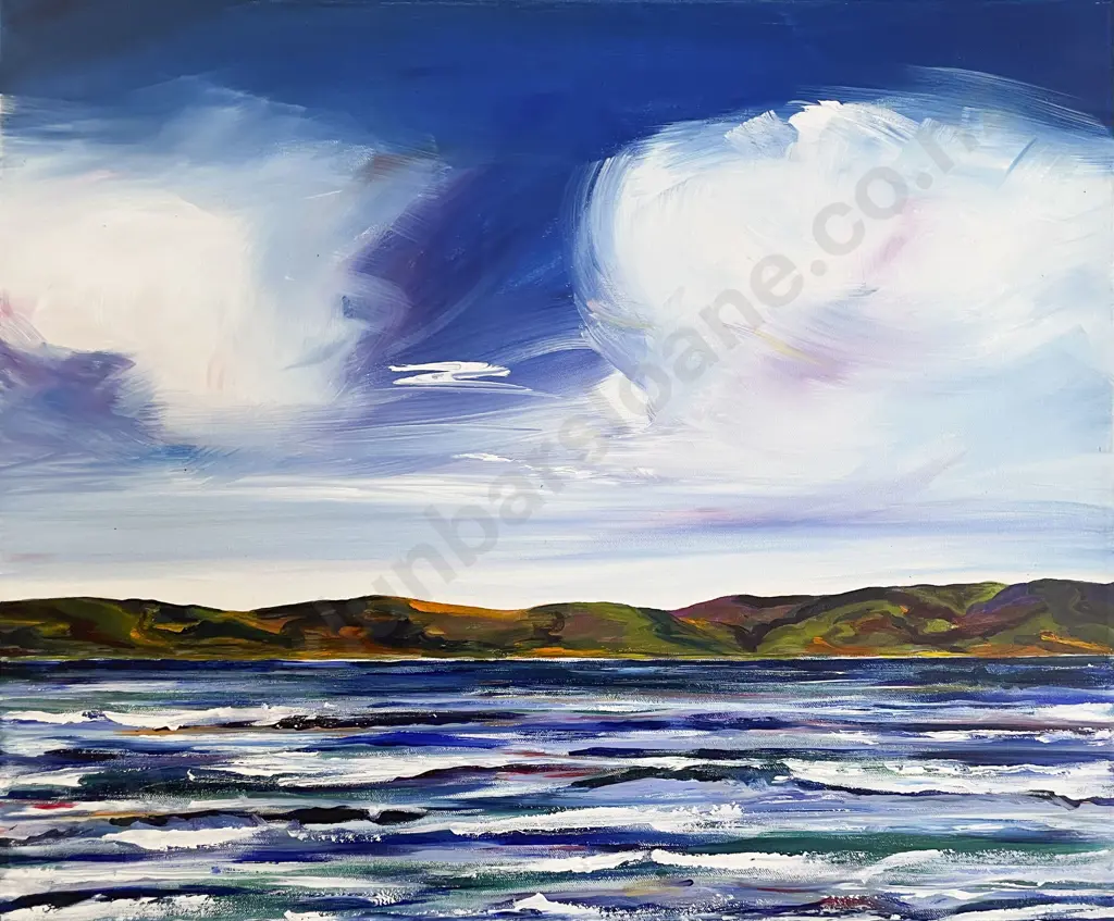 Unknown Artist - Seascape - Acrylic on Canvas Image 1++