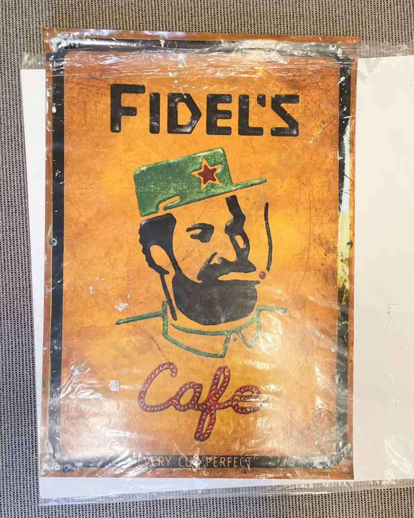 Two Posters for Fidel's Cafe Image 1++