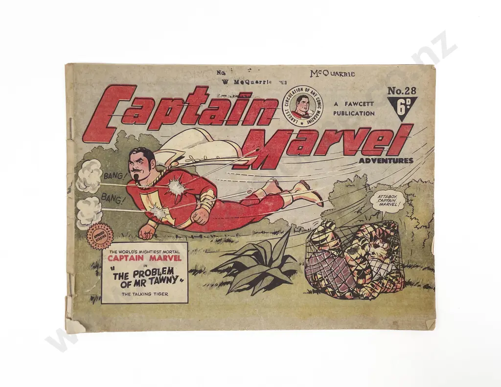 Captain Marvel Adventures (Australian 1946-1953 Cleland) Comic Books 1948 No 28 Image 1++
