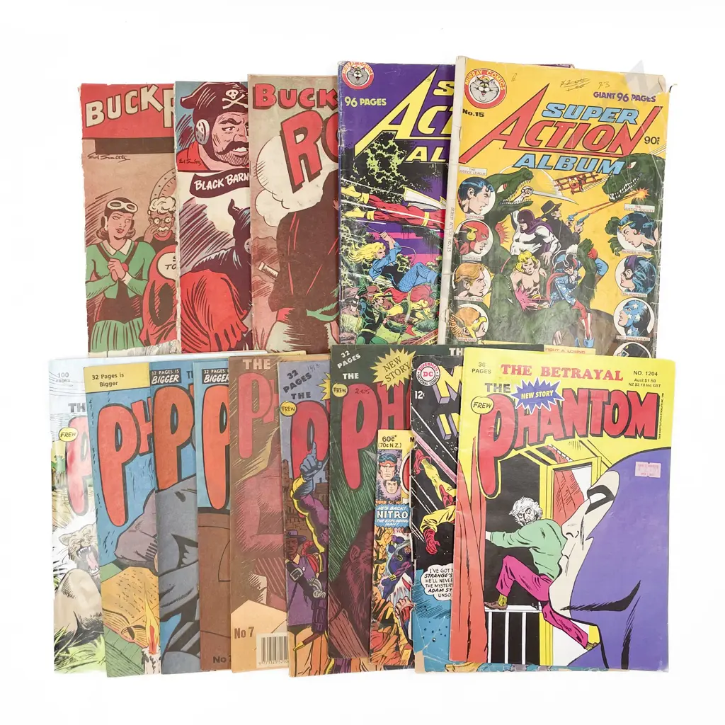 Assorted Comics Buck Rogers Phantom Reprints and others (15) Image 1++