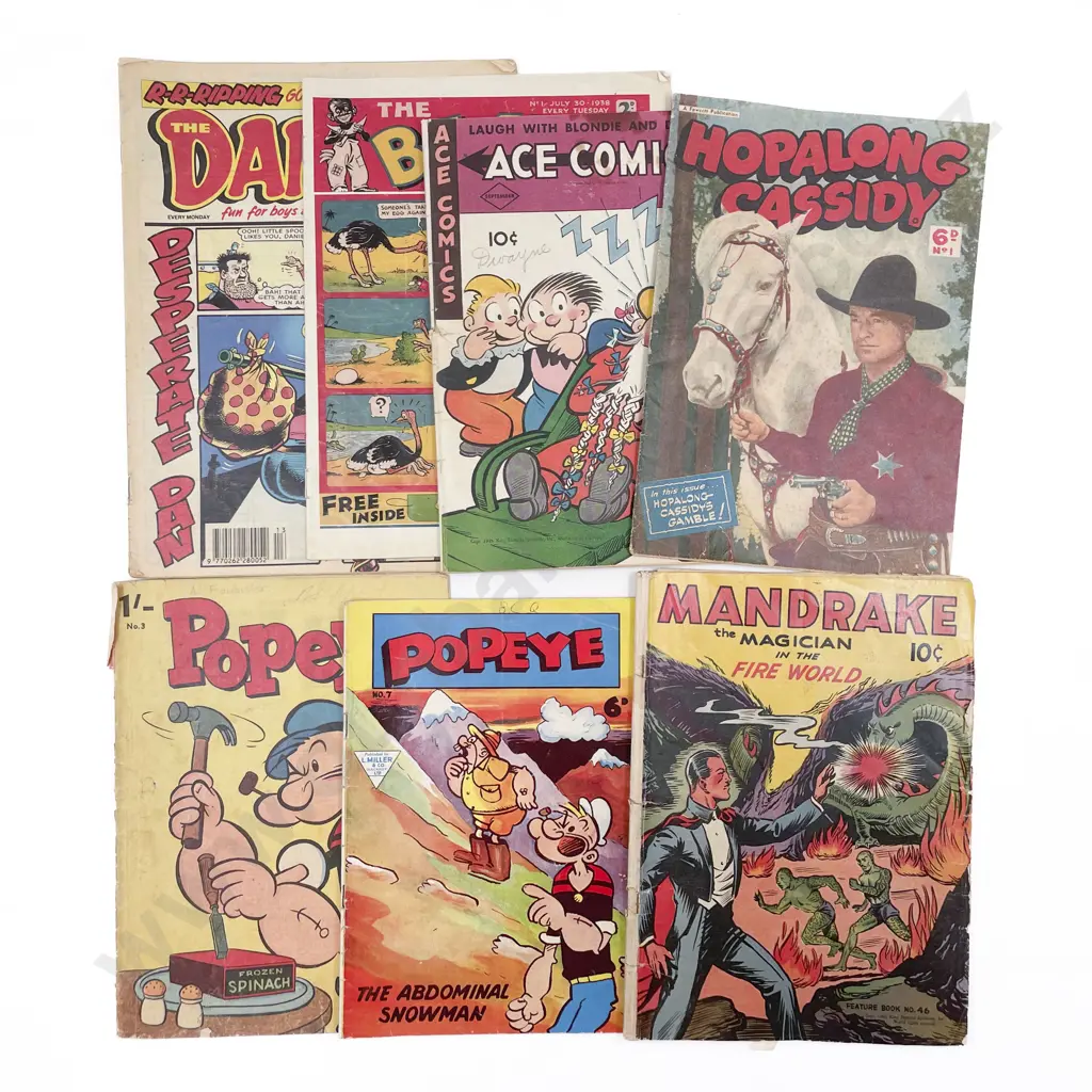 Assorted Comics including Popeye (7) Image 1++
