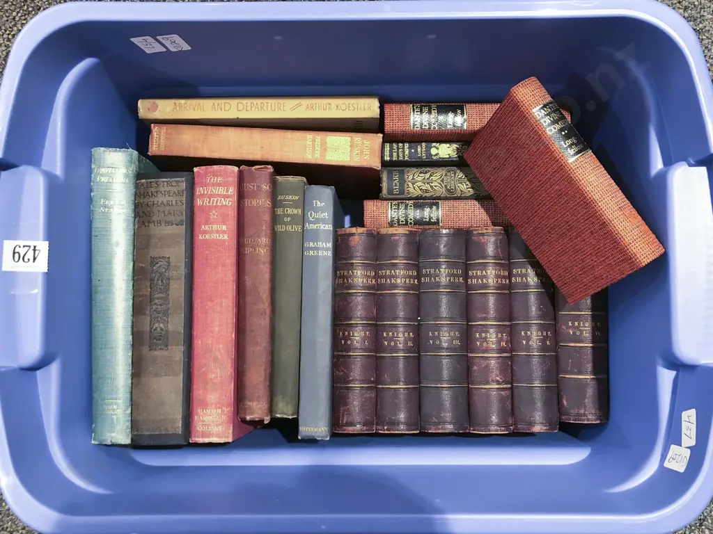 Carton Books including Shakespeare and Longfellow Image 1++