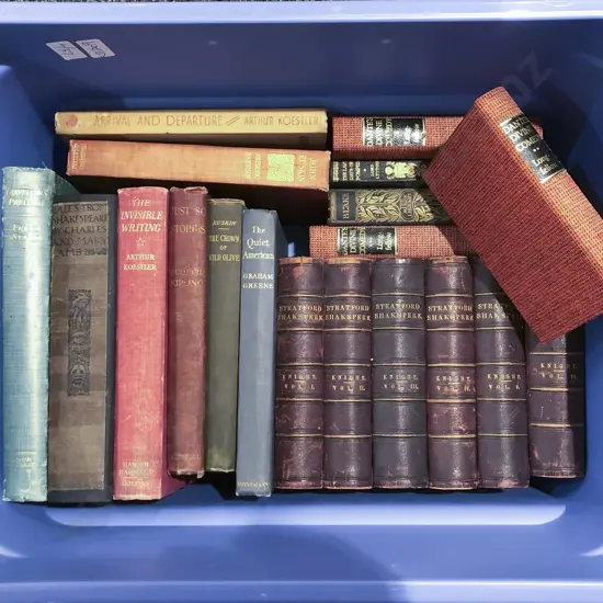 Carton Books including Shakespeare and Longfellow
