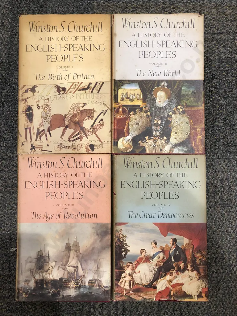 Winston S. Churchill A History of The English Speaking Peoples Vol. I-IV Image 1++