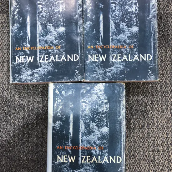 Encyclopdia of New Zealand Vol I II & III