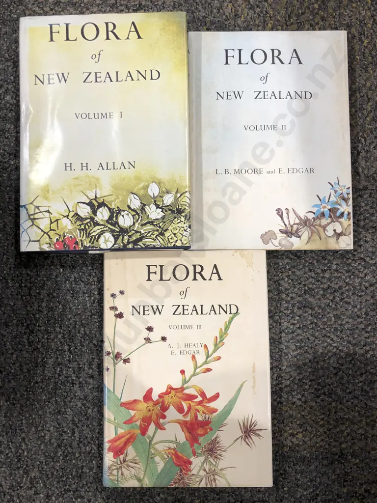 Flora of New Zealand Volume I II & II Image 1++
