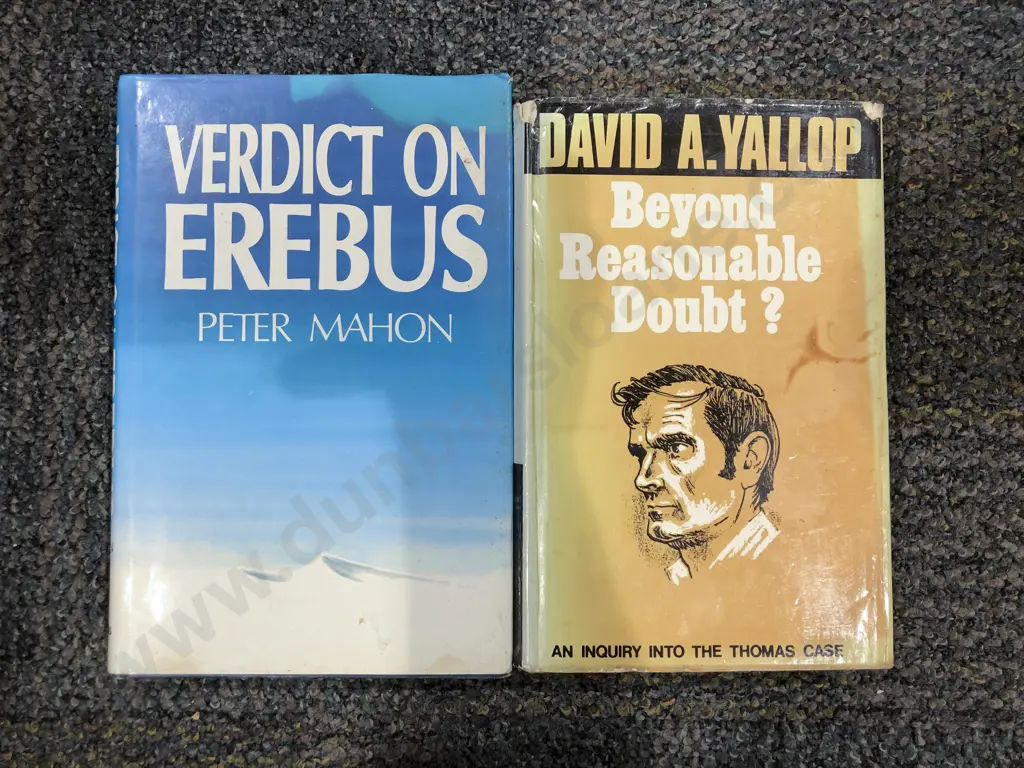 Signed Copies of "Beyond Reasonable Doubt?" and "Verdict On Erebus" Image 1++