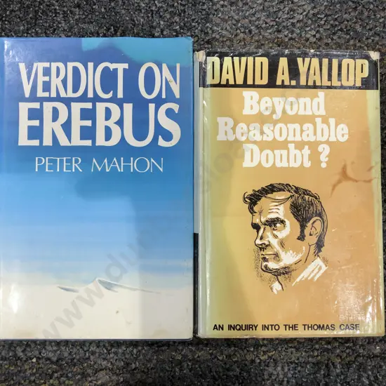 Signed Copies of "Beyond Reasonable Doubt?" and "Verdict On Erebus"