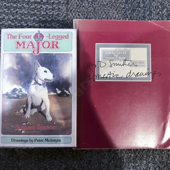 Michael Smither - Domestic Drawings Together With Signed Graham Spencer Book