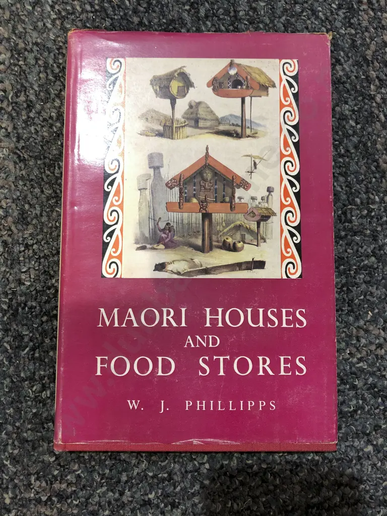 Maori Houses and Food Stores by W.J. Phillipps Image 1++
