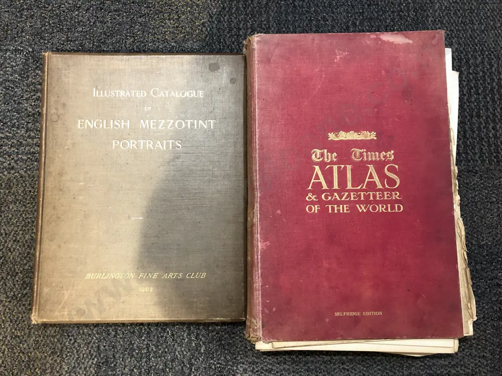 The Times Atlas of the World and the Illustrated Catalogue of English Mezzotint Portraits Image 1++