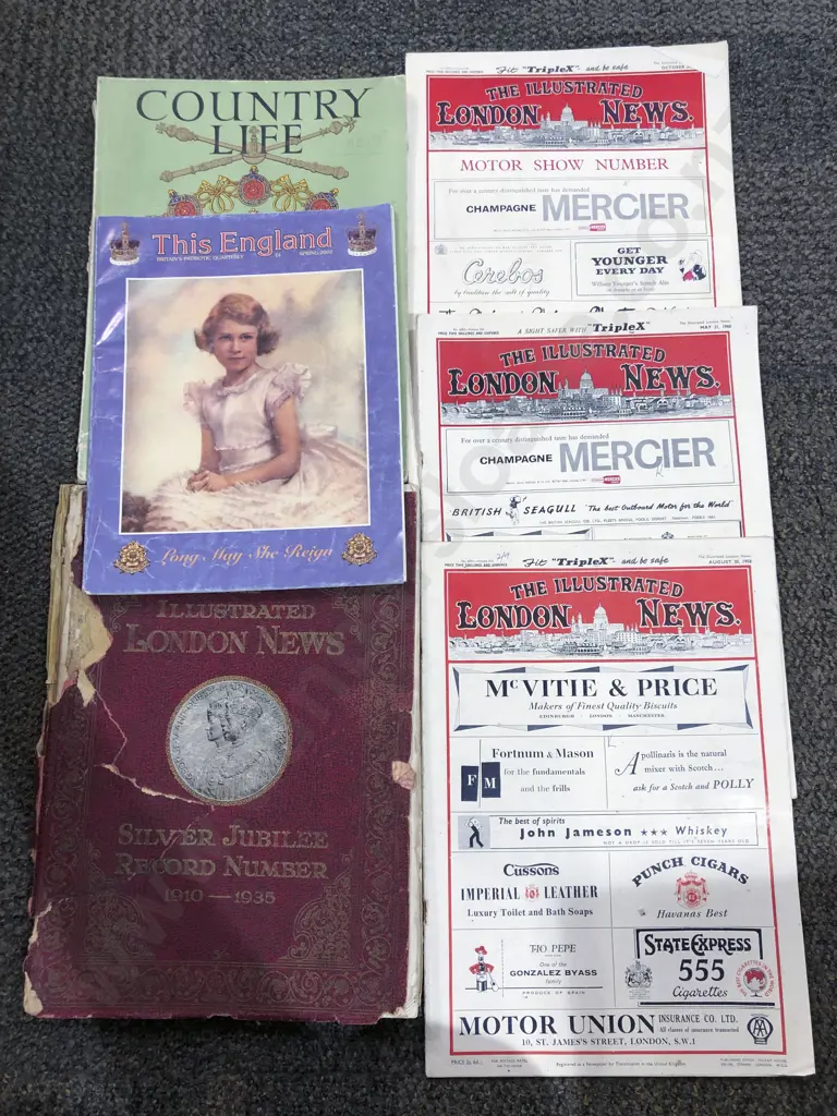 Quantity of Assorted The Illustrated London News with Other Royal Ephemera Image 1++