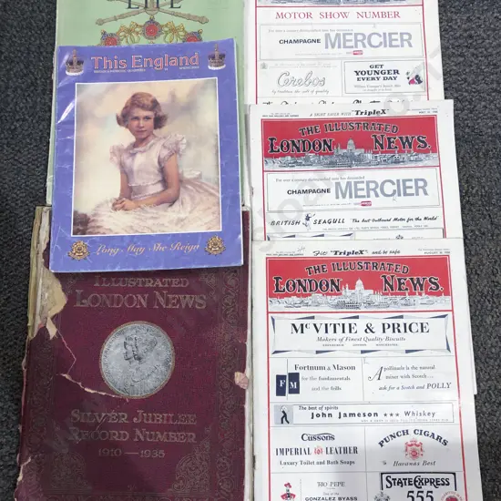 Quantity of Assorted The Illustrated London News with Other Royal Ephemera