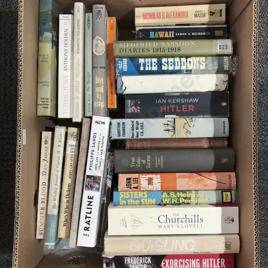 Box Quantity of Assorted Books