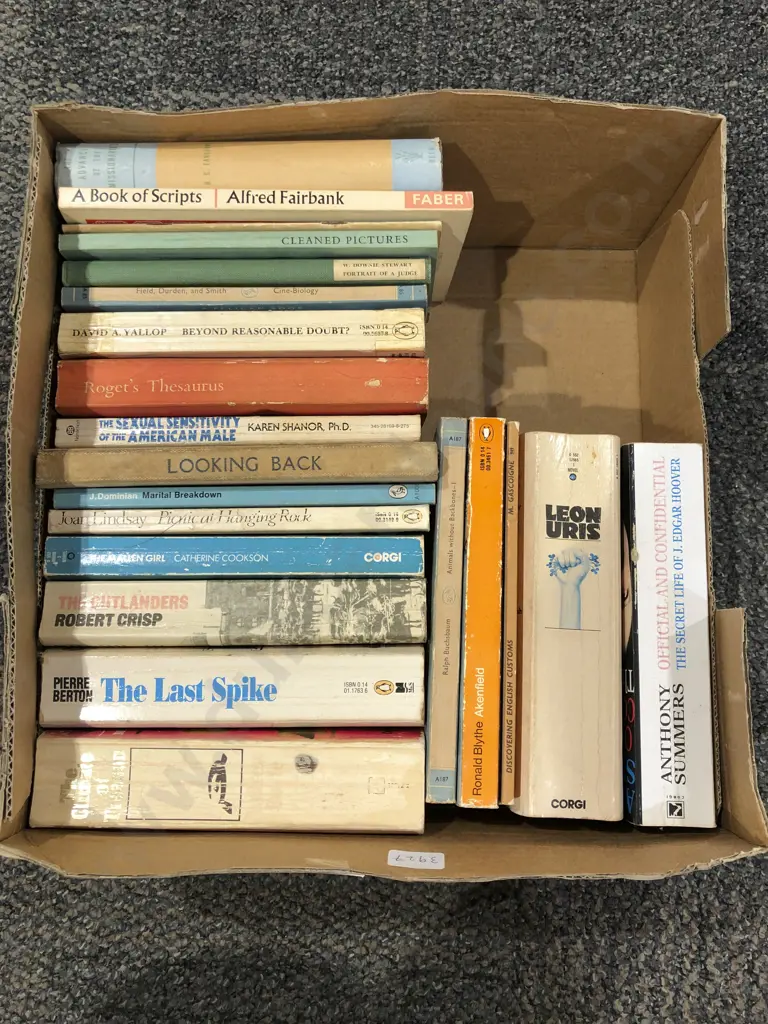 Box Quantity of Assorted Books Image 1++