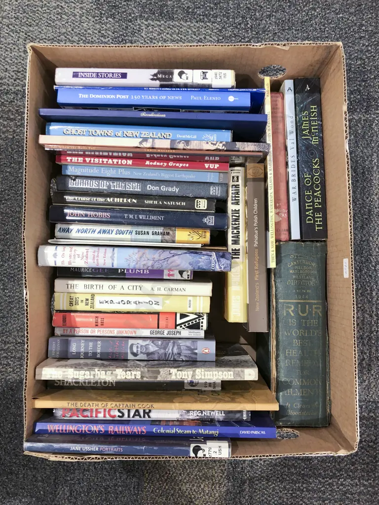 Box of Assorted Books Image 1++