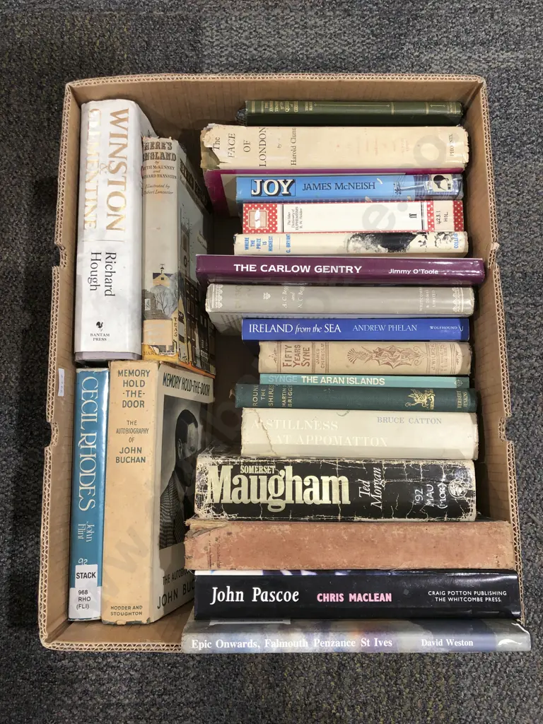 Box of Assorted Books Image 1++