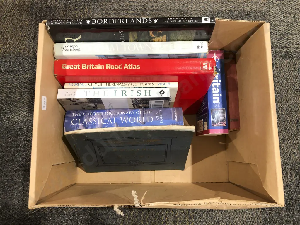 Box of Assorted Books Image 1++