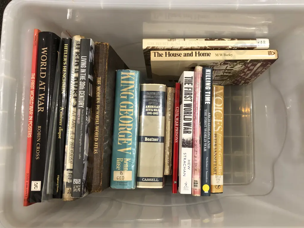 Box of Assorted Military Reference Image 1++