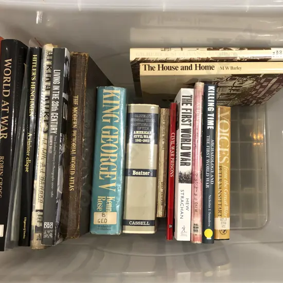 Box of Assorted Military Reference