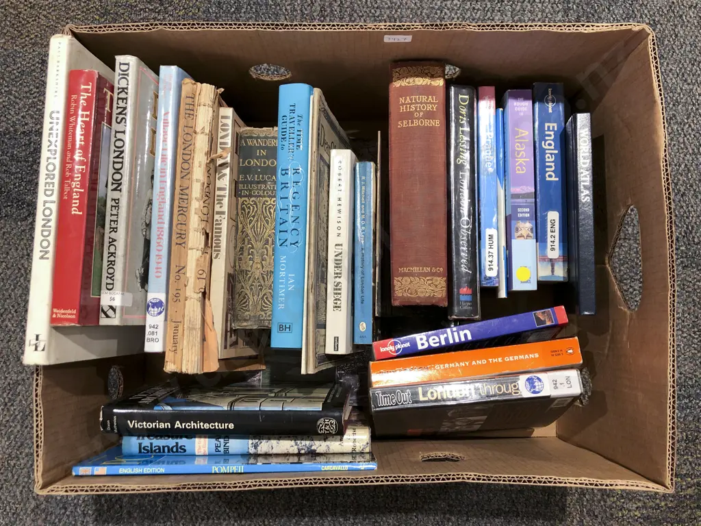 Box of Assorted Books Image 1++