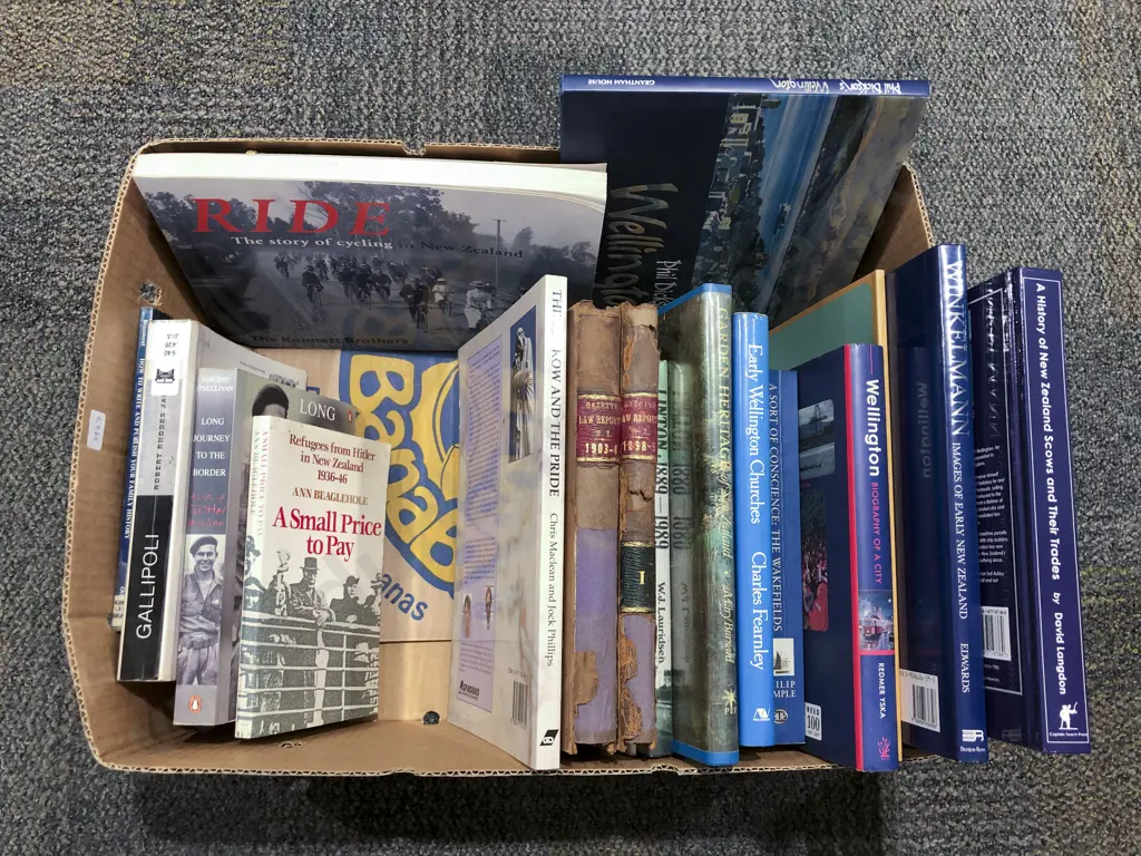 Box of Assorted Books Image 1++