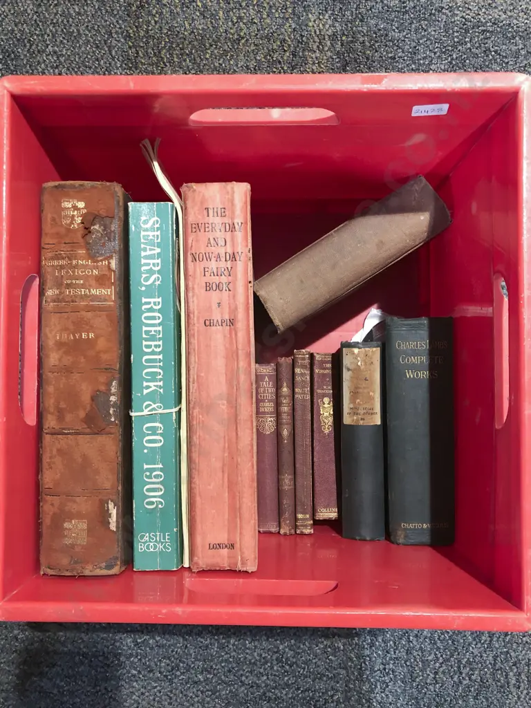 Box of Assorted Books Image 1++