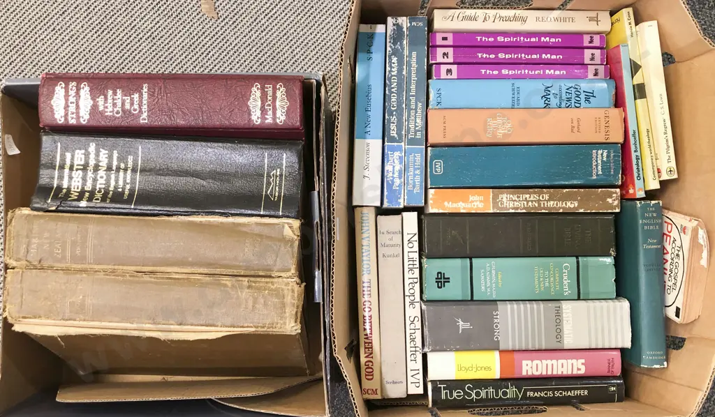 Two Boxes of Assorted Books Image 1++