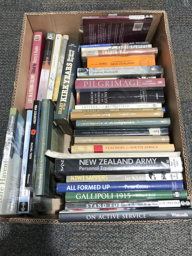 Box of Assorted Books Image 1++