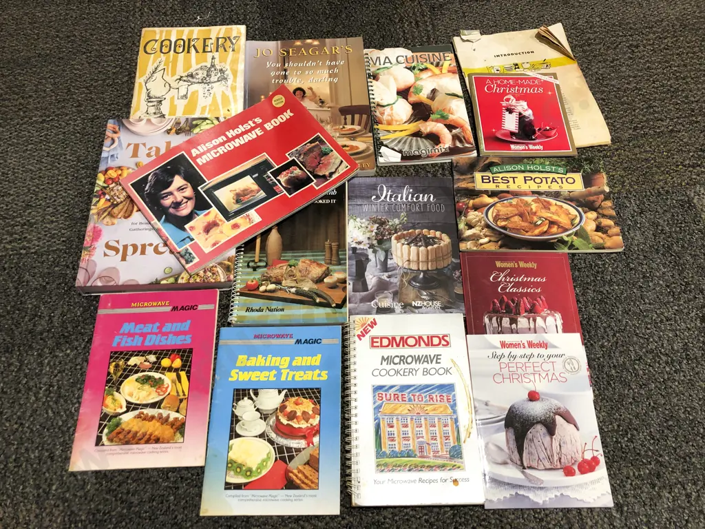 Box of Assorted Cook Books etc Image 1++