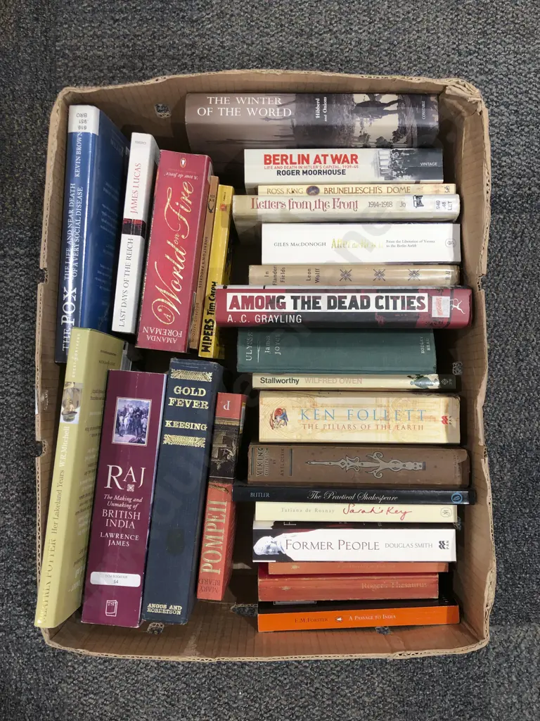 Box of Assorted Books Image 1++