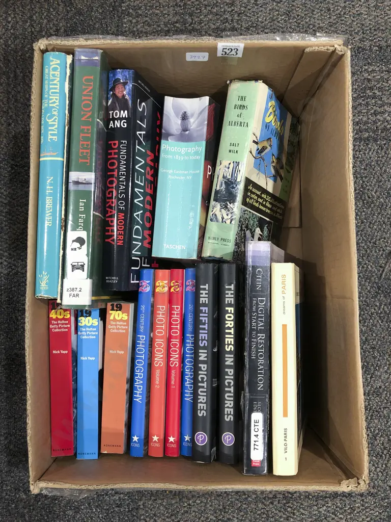 Box of Assorted Books Image 1++