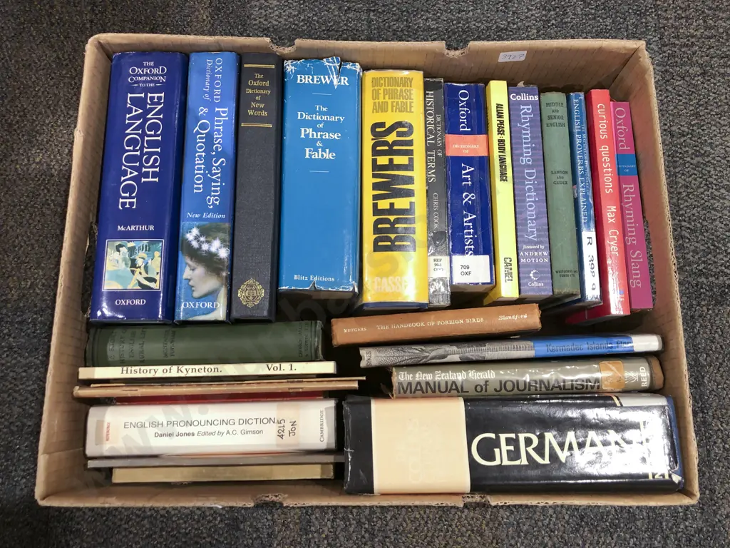 Box of Assorted Books Image 1++