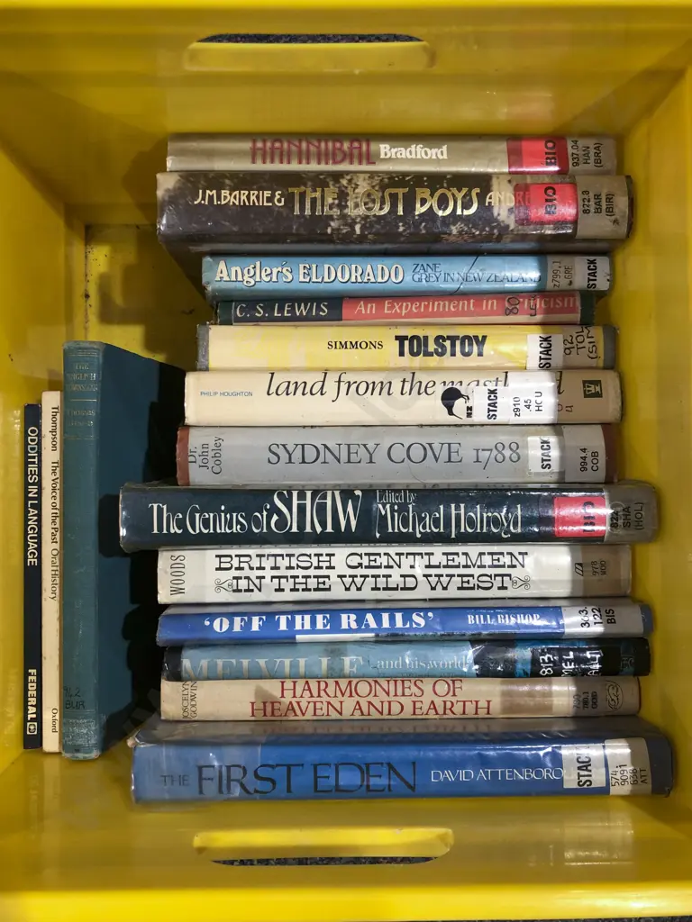 Box of Assorted Books Image 1++
