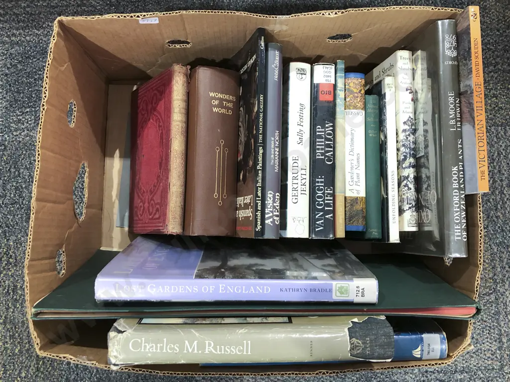 Box of Assorted Books Image 1++