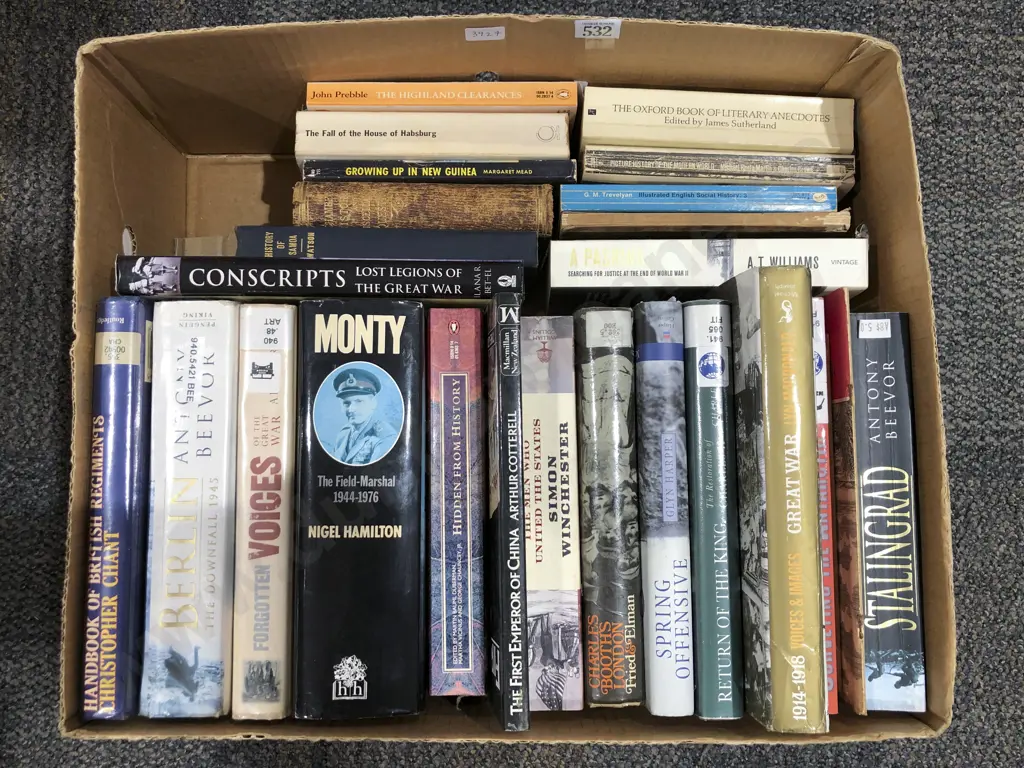 Box of Assorted Books Image 1++