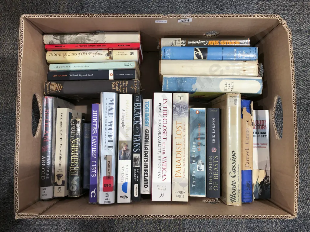 Box of Assorted Books Image 1++