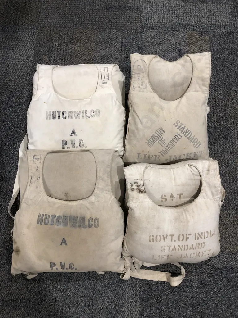 Two Boxes of Assorted Life Jackets Image 1++