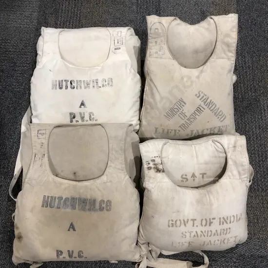 Two Boxes of Assorted Life Jackets