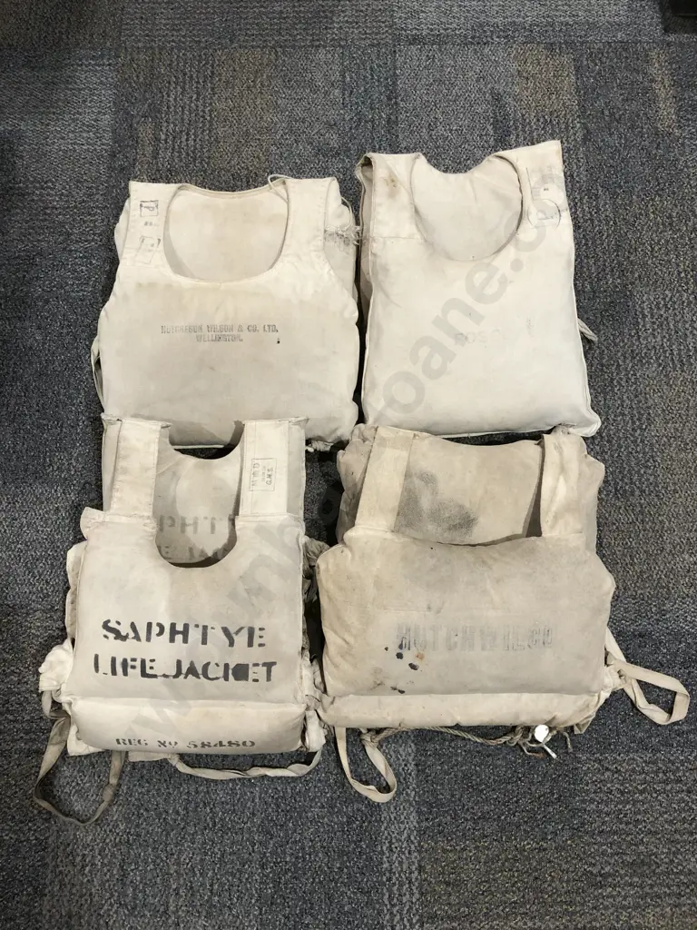 Two Boxes of Assorted Life Jackets Image 1++