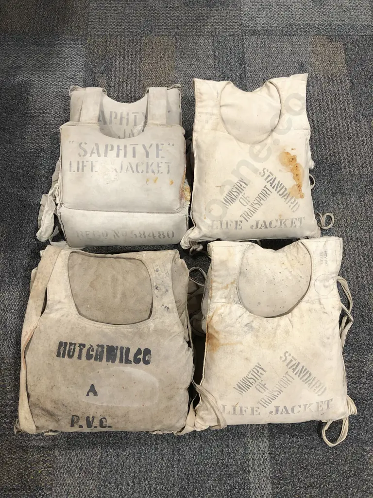 Two Boxes of Assorted Life Jackets Image 1++