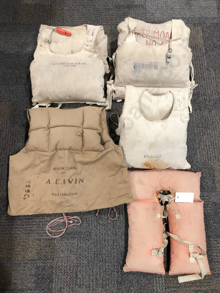 Two Boxes of Assorted Life Jackets Image 1++