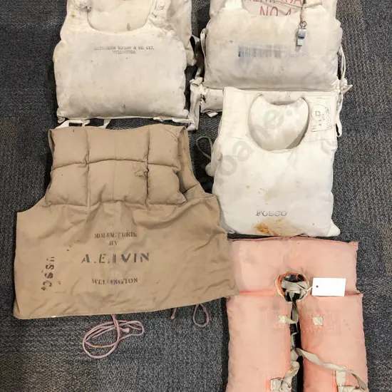 Two Boxes of Assorted Life Jackets