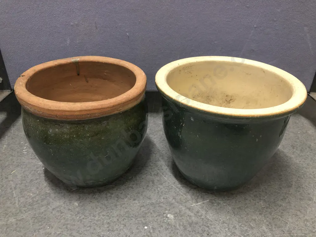 Two Assorted Garden Pots Image 1++