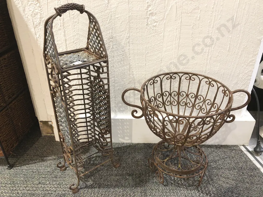 Vintage Wire Garden Vase Together with Other Image 1++
